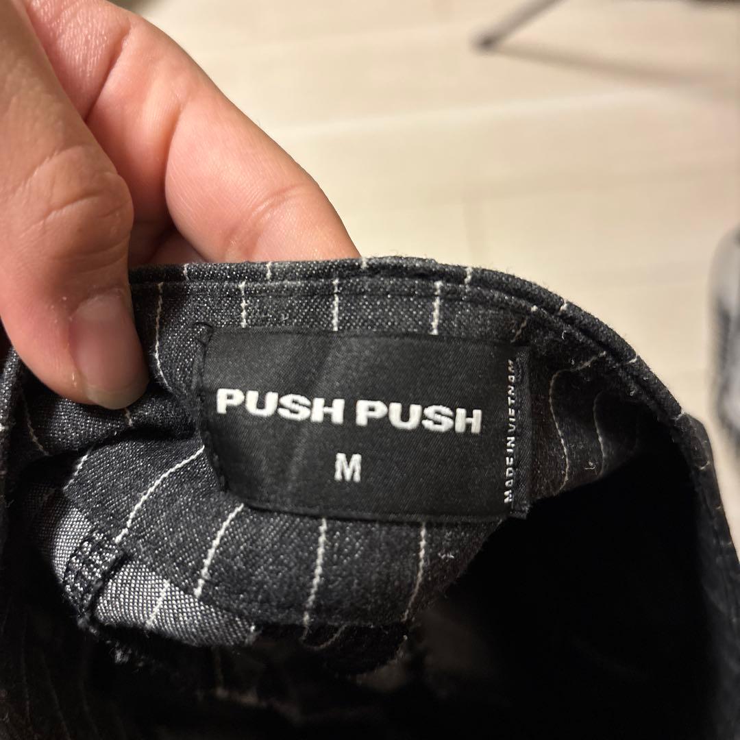 PUSH PUSH ストライプ ワイドパンツ Mサイズ