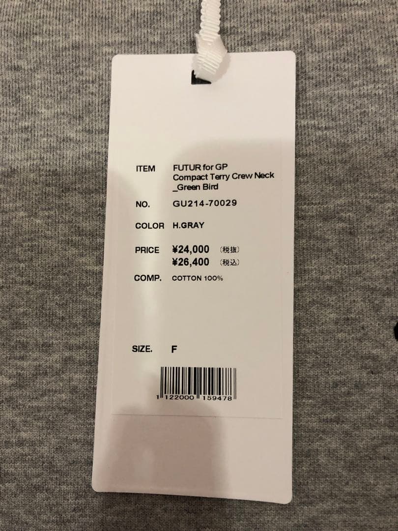 トップス FUTUR for GP Compact Terry Crew Neck