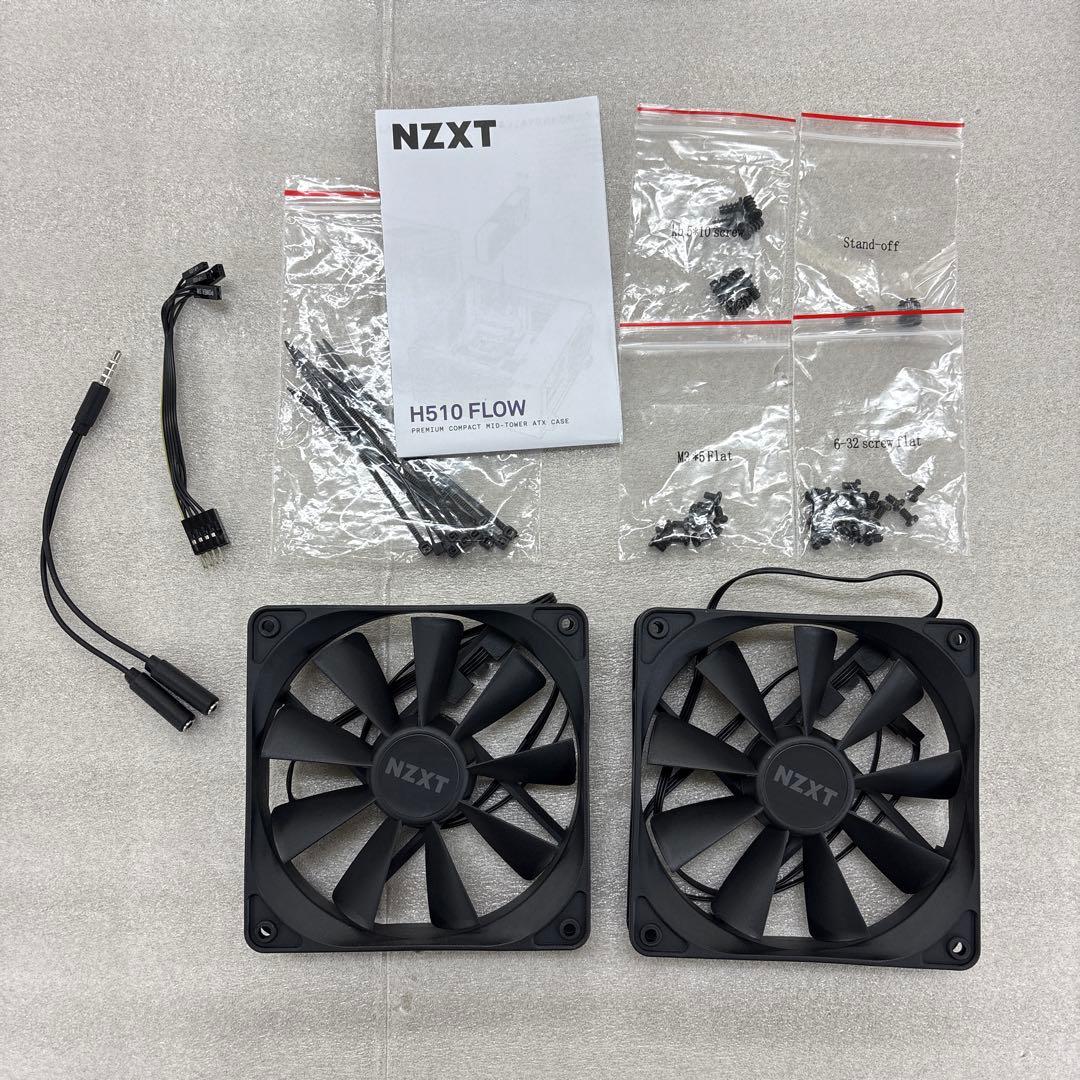 NZXT H510 Flow RGBコントローラー & RGBファン set