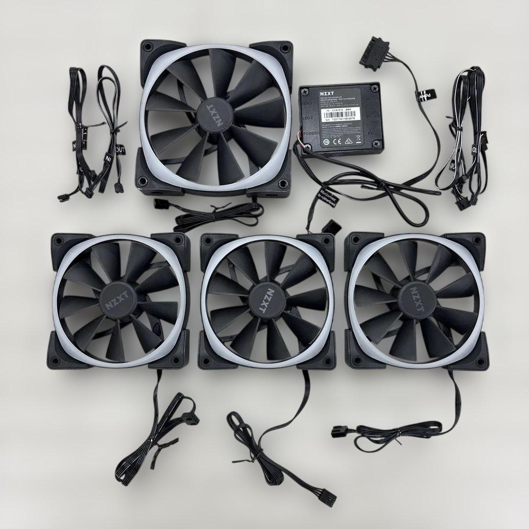 NZXT H510 Flow RGBコントローラー & RGBファン set