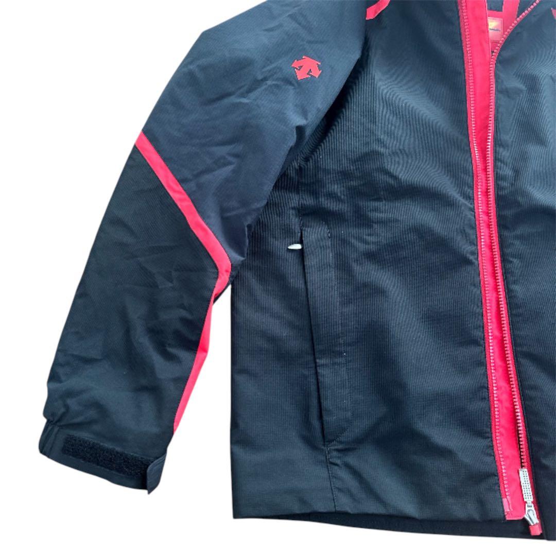 DESCENTE デサント スキーウエア メンズ M 上下セット 赤 黒