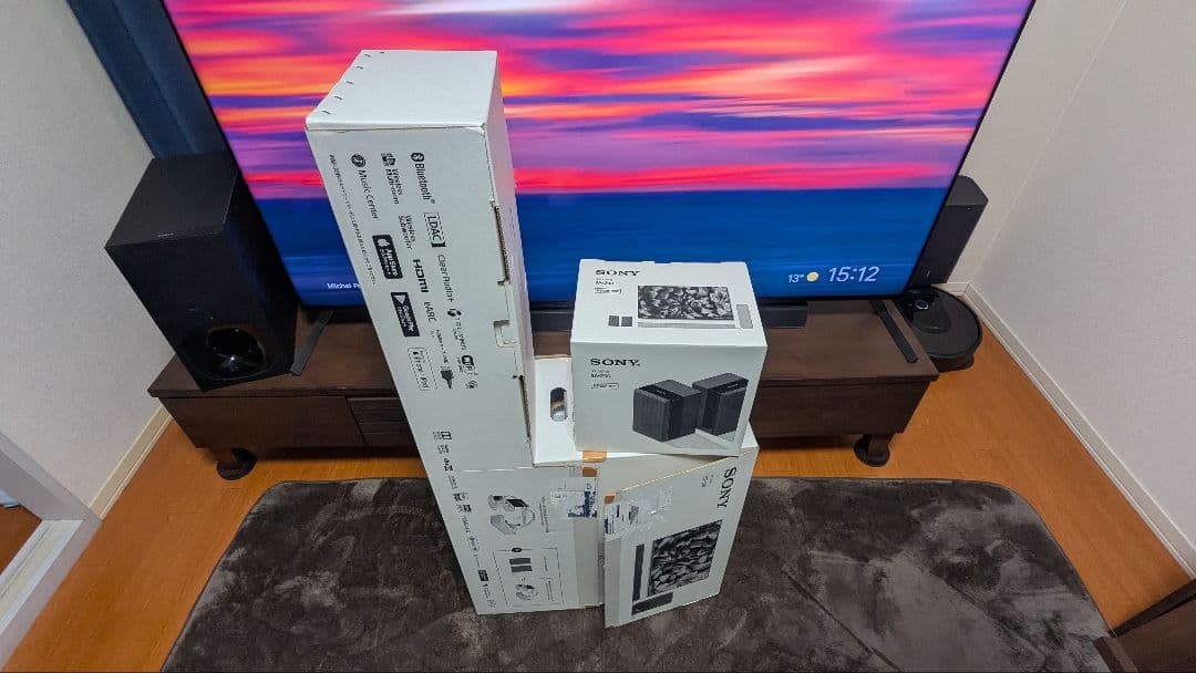 ソニー サウンドバー　HT-Z9F、リアスピーカー　SA-Z9R