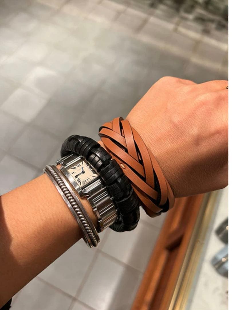 LOEWEロエベ　ウーブン バングル