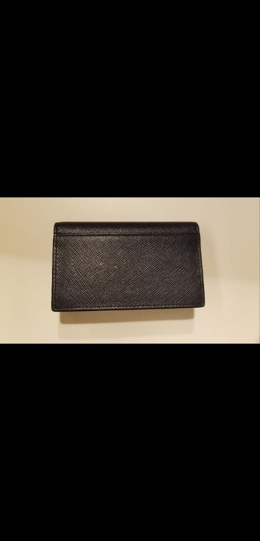 PRADA ネイビーレザー 名刺入れ