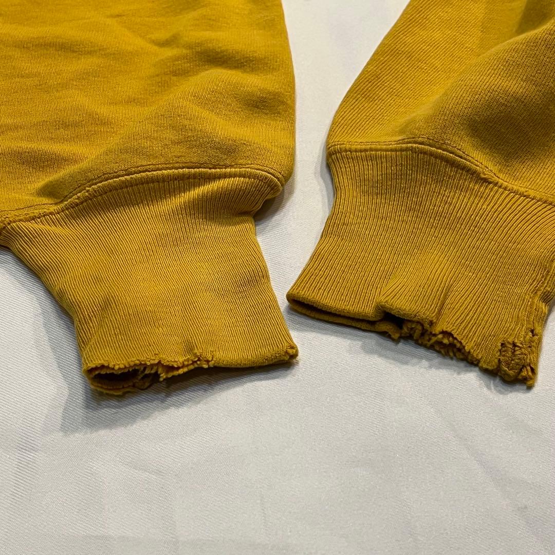 USA製】Champion チャンピオン リバースウィーブ　黄 90's