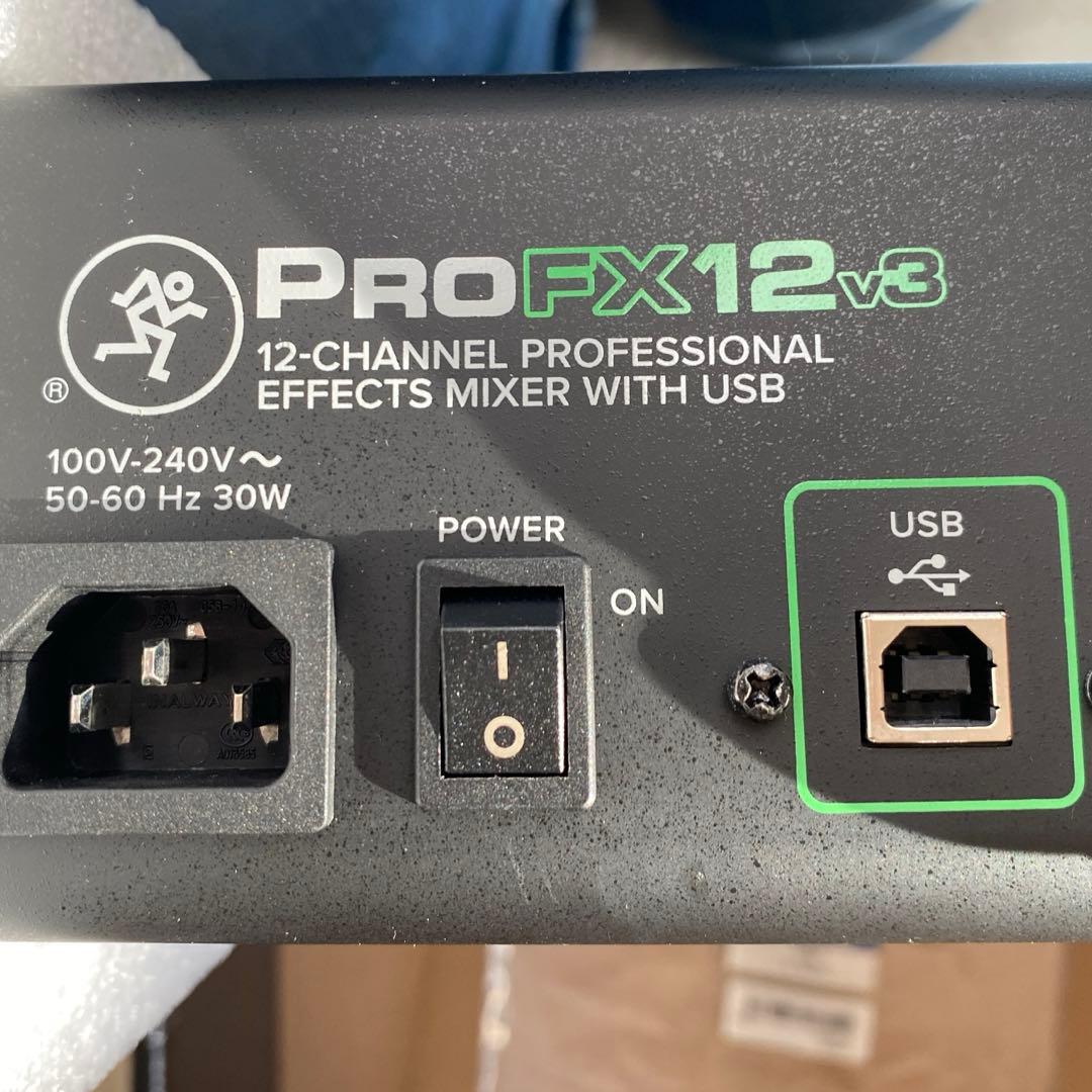 マッキー　アナログミキサー　ProFX12v3