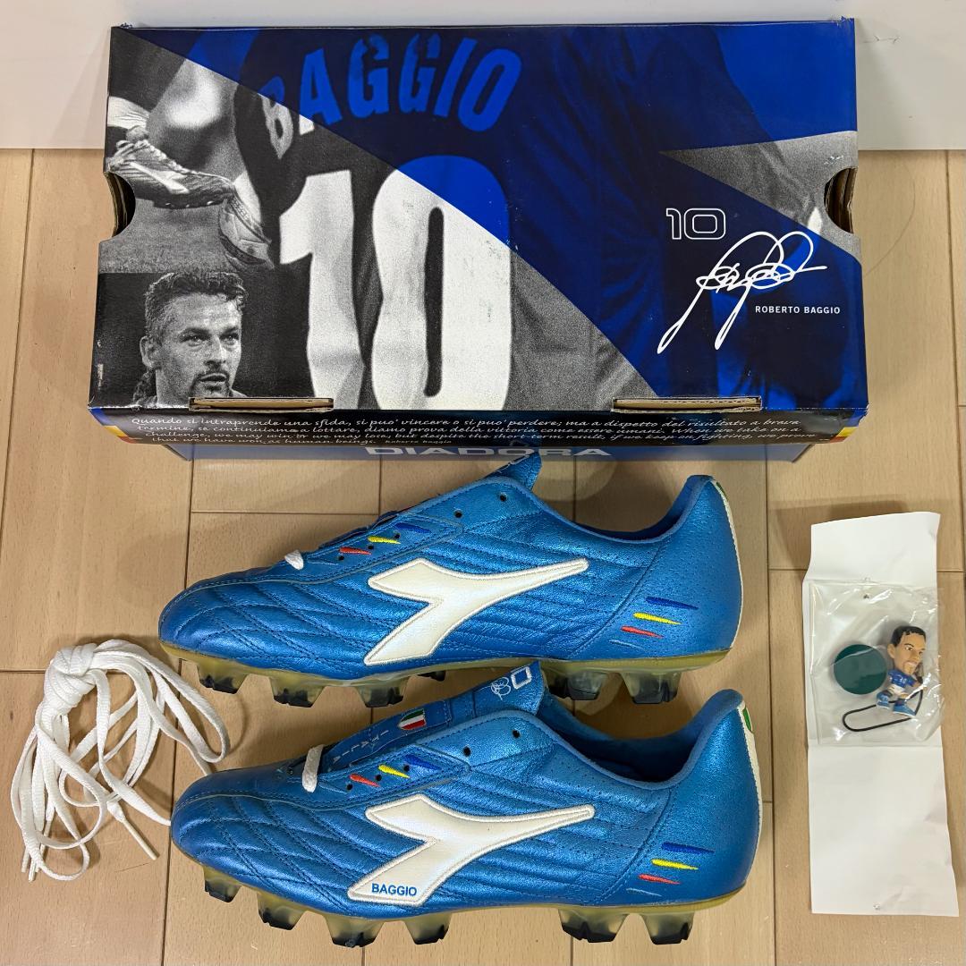 【新品未使用・スパイク・26cm】ロベルトバッジョ・イタリア・引退試合・サッカー