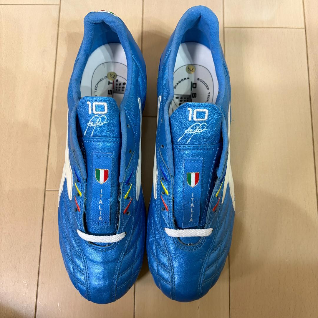 【新品未使用・スパイク・26cm】ロベルトバッジョ・イタリア・引退試合・サッカー