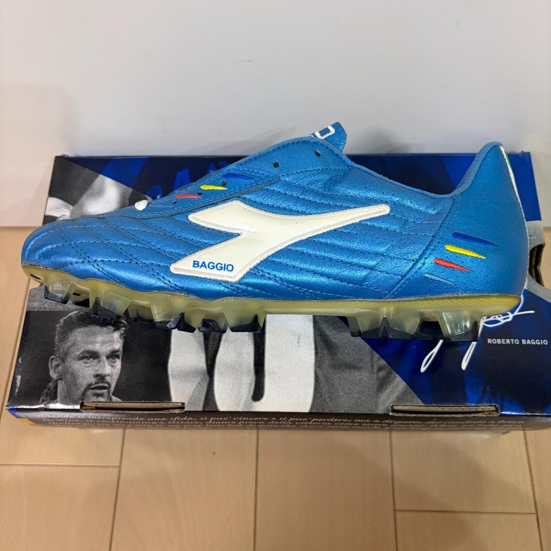 【新品未使用・スパイク・26cm】ロベルトバッジョ・イタリア・引退試合・サッカー