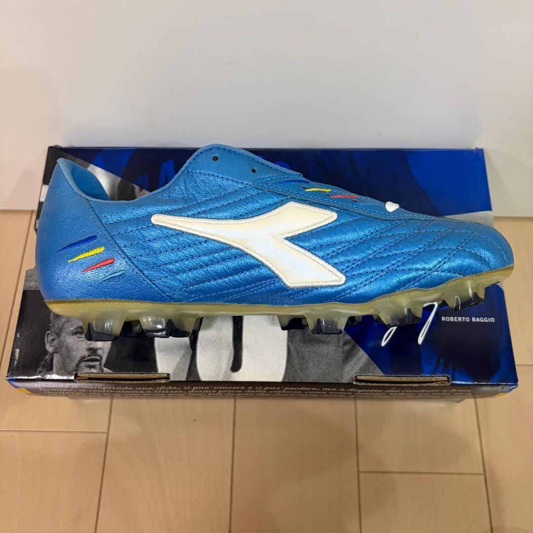 【新品未使用・スパイク・26cm】ロベルトバッジョ・イタリア・引退試合・サッカー