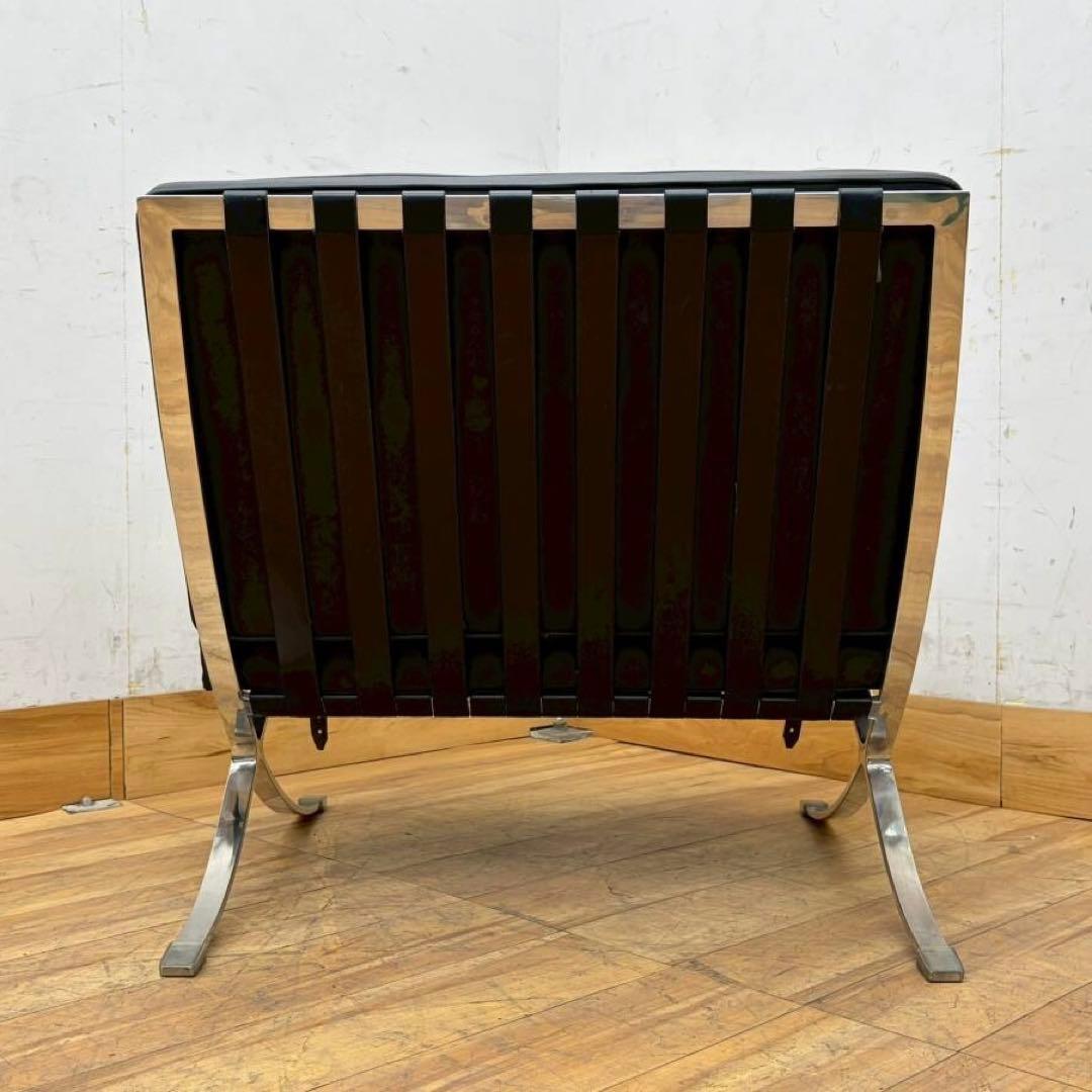 美品Barcelona Chairバルセロナチェア　リプロダクト品1人掛けソファ