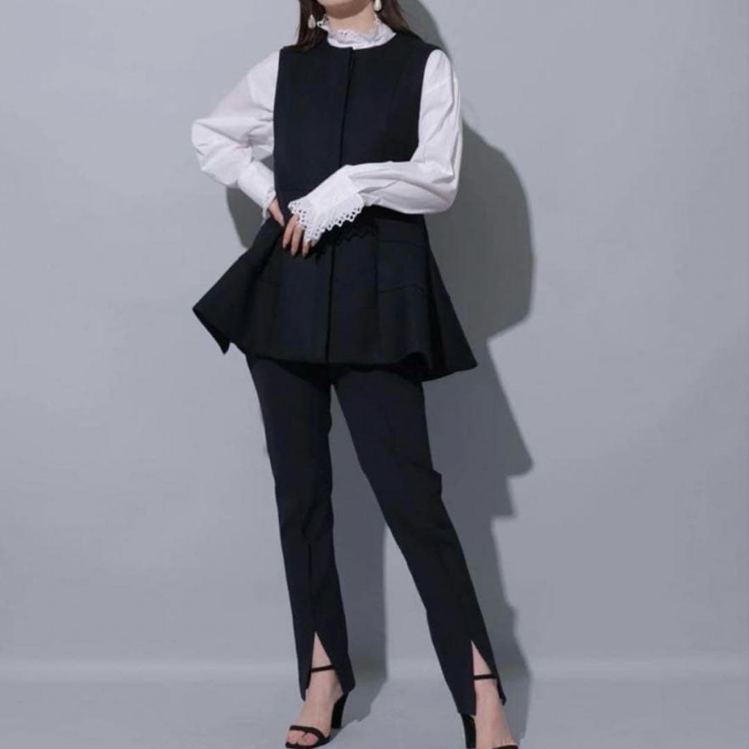 現行 極美品 アルページュストーリー♡フレアジレ ブラック サイズ1 洗える