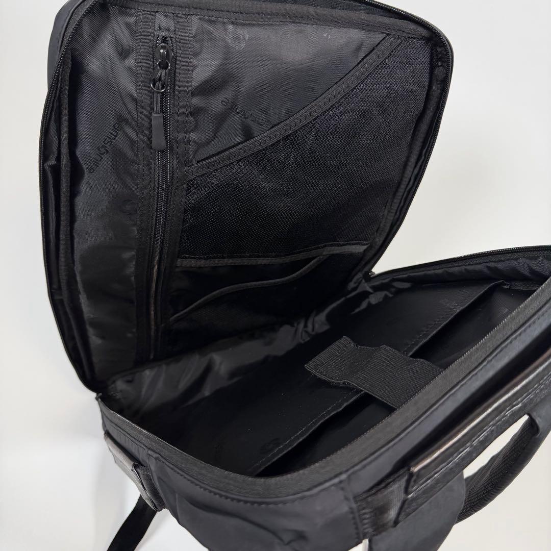 【美品】サムソナイト　ビジネスリュック　サブリムS 2way ブラック系