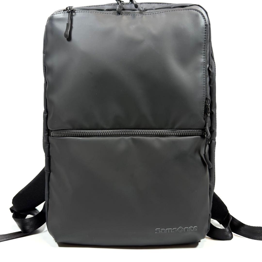 【美品】サムソナイト　ビジネスリュック　サブリムS 2way ブラック系