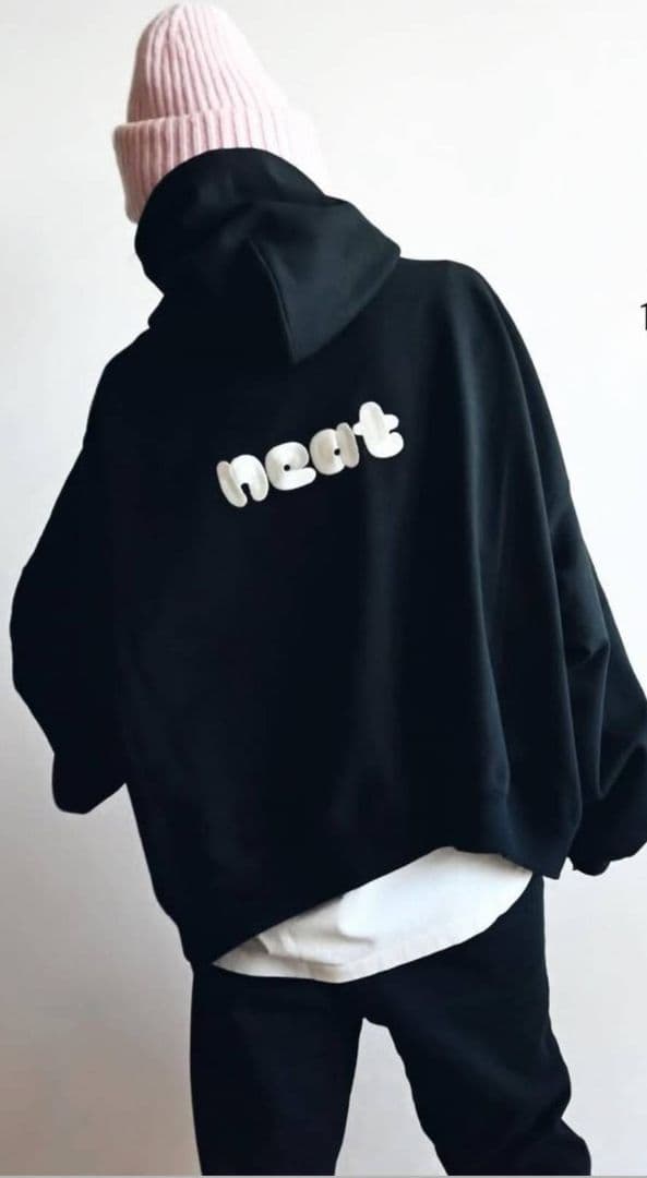 完売品 レア chiiiibag　フーディーパーカー　neat　89 BLACK