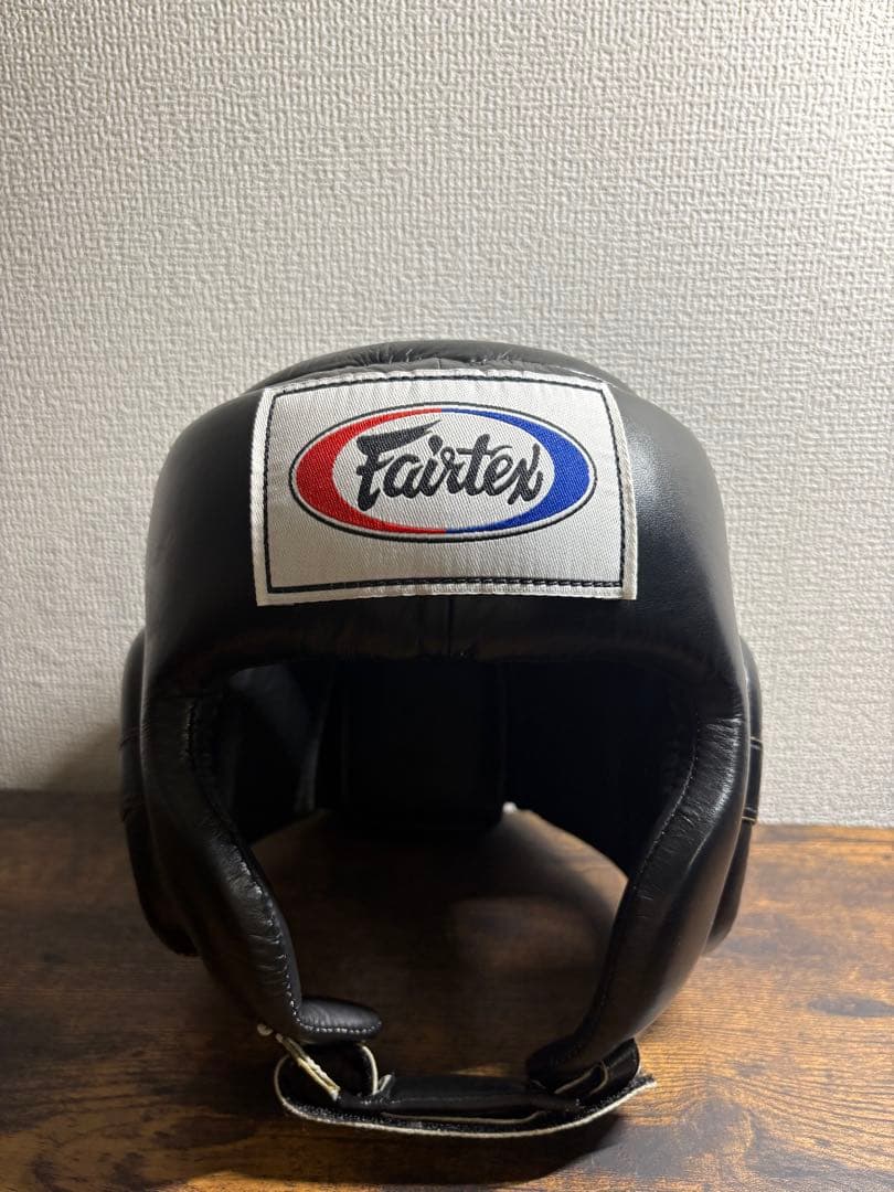 【未使用】Fairtex 黒 ヘッドギア Lサイズ