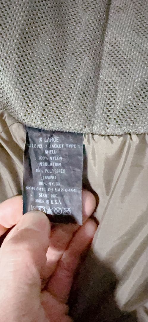 ジャケット・アウター pcu level7 type1