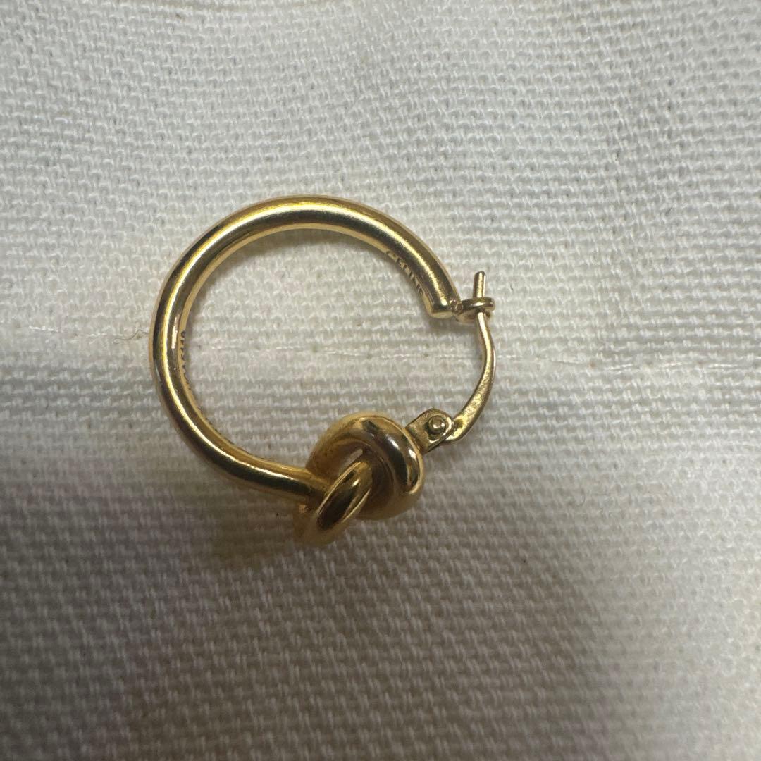 本日のみ値下げ中　CÉLINE ゴールドトーンリング オリジナルポーチ付き