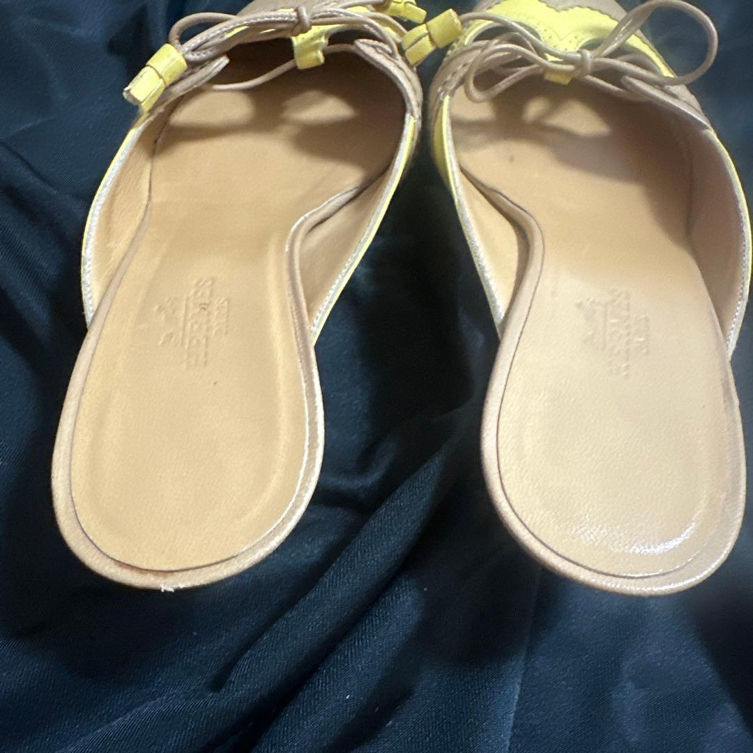 よ*し様 HERMES ミュール　バイカラー　エルメス　サンダル