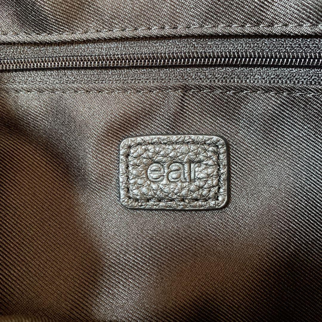 ear PAPILLONNER バックル巾着ショルダーバッグ　Lサイズ 黒