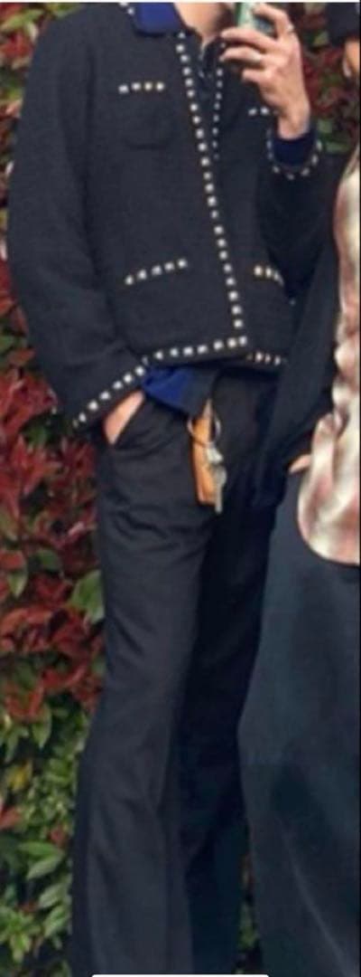 ツイード、スタッズジャケット短丈 OUR LEGACY