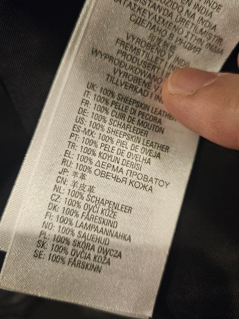 DIESEL ディーゼル ライダースジャケット サイズ:S 羊皮×デニム