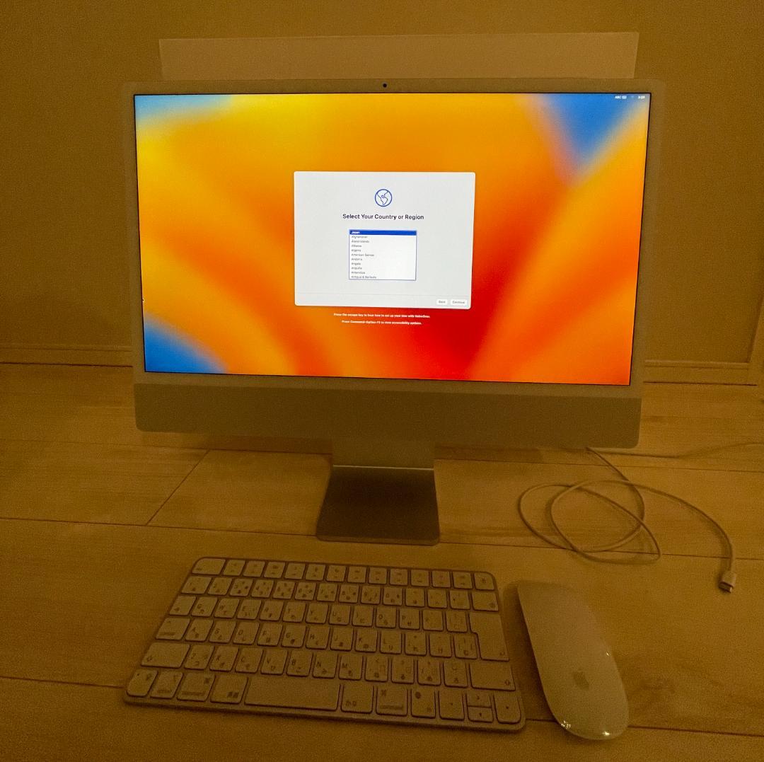 【IPPEI様】iMac 24インチ Retina 4.5Kディスプレイモデル