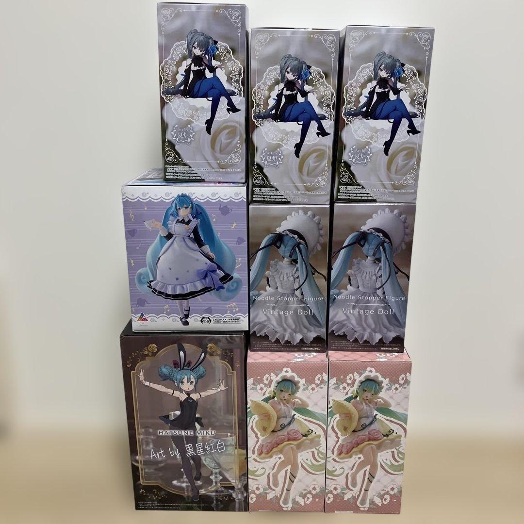 初音ミク フィギュア9箱セット 新品未開封 まとめ売り！ヴィンテージドール ほか
