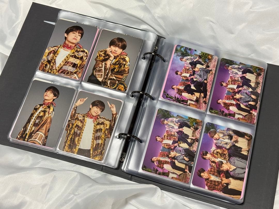 BTS ツアー 公式グッズ テテ トレカ 75枚 アルバムセット【未使用に近い】