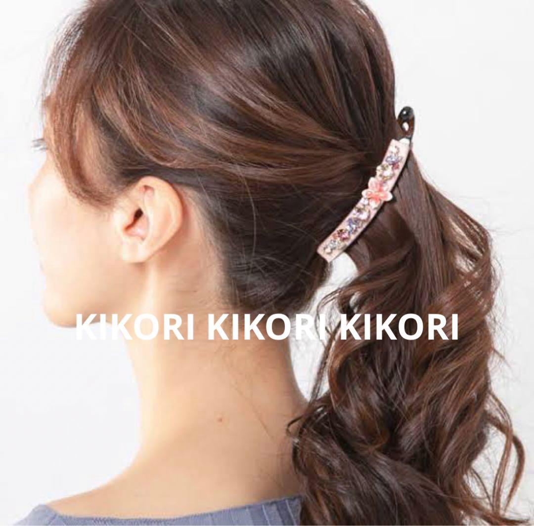 【未使用】complexbiz フェミナチュラル ピンク お花 バナナクリップ