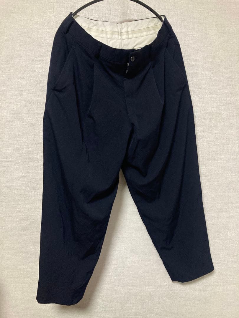 COMME des GARÇONS HOMME PLUS ネイビー スラックス