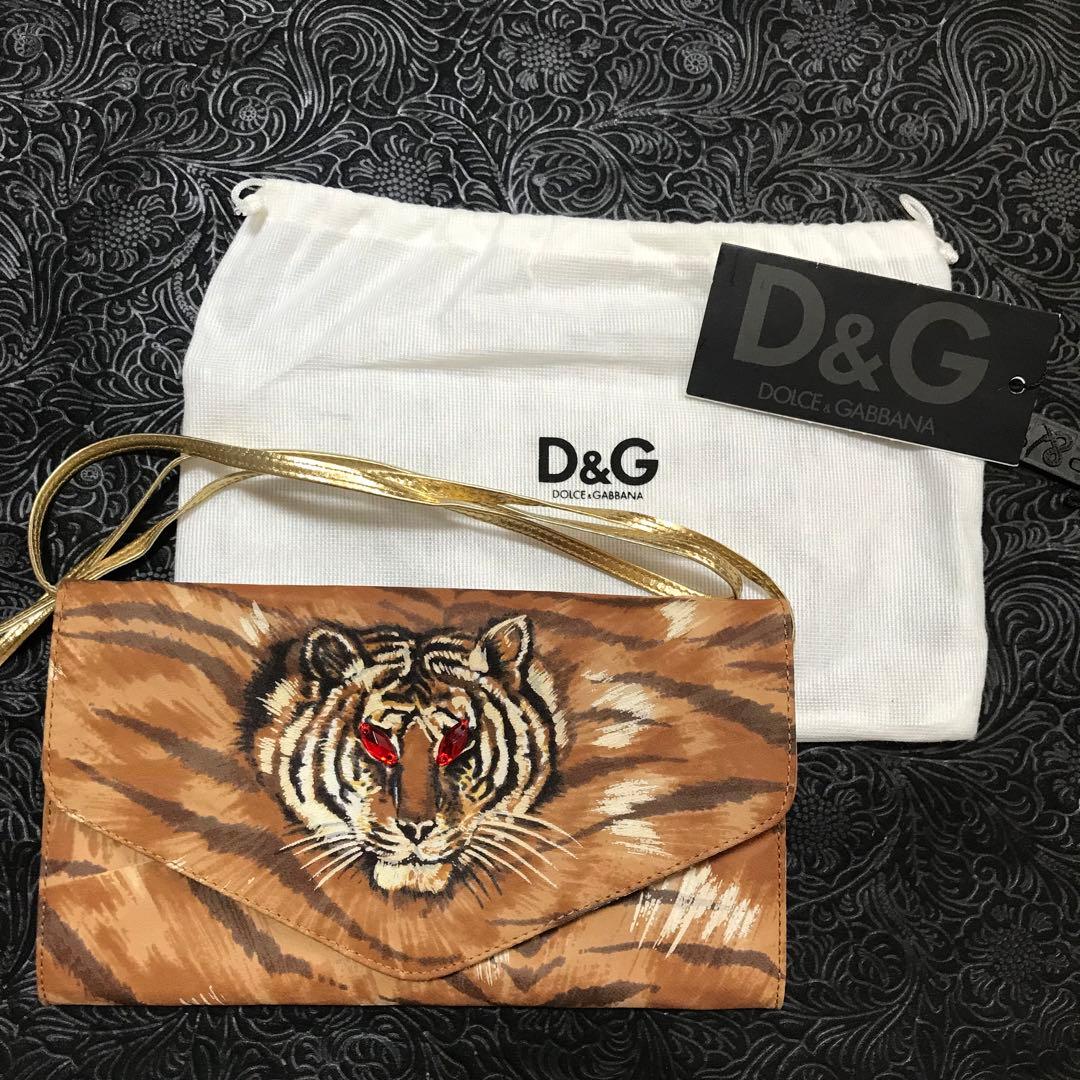DOLCE&GABBANA D&G ドルガバ タイガー アニマル柄 バッグ 稀少