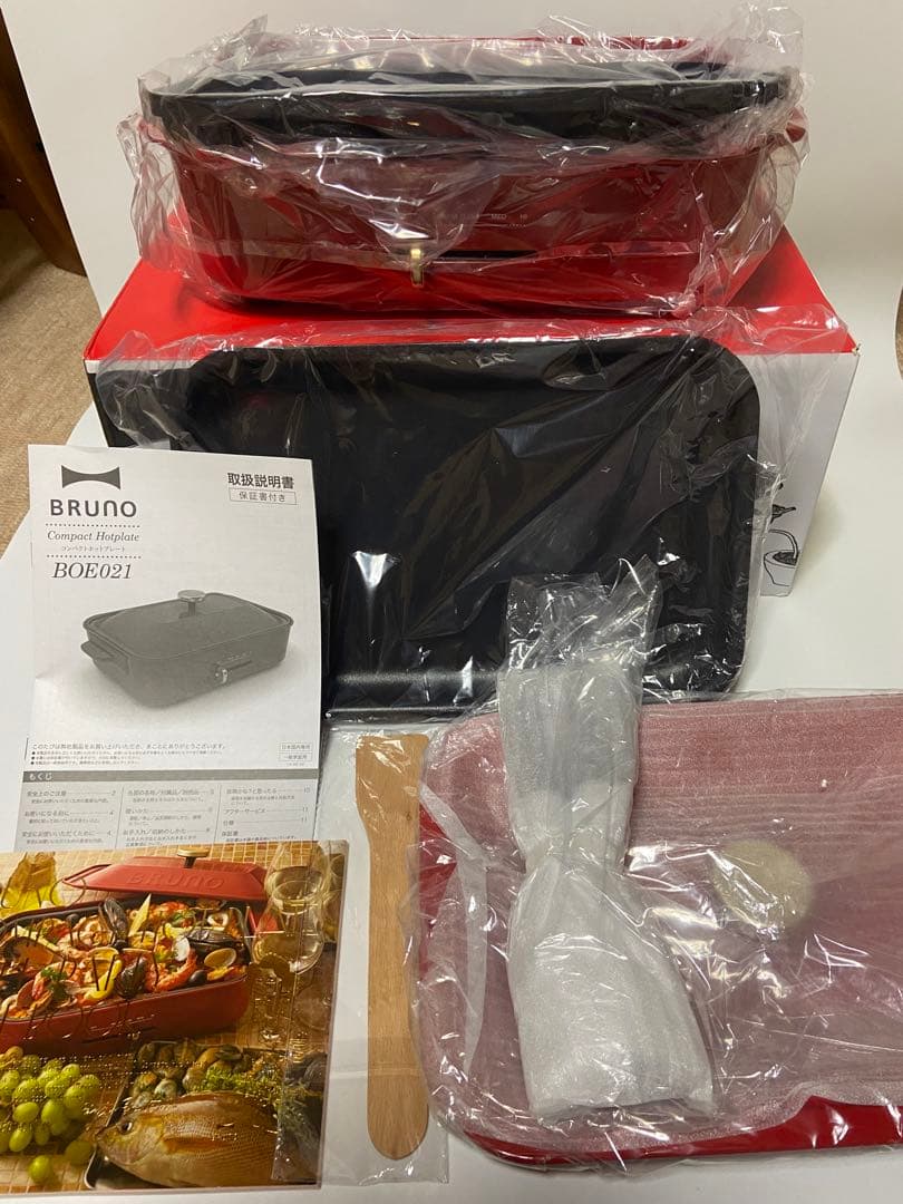 【送料込み】BRUNOブルーノたこ焼きホットプレート BOE021-RD
