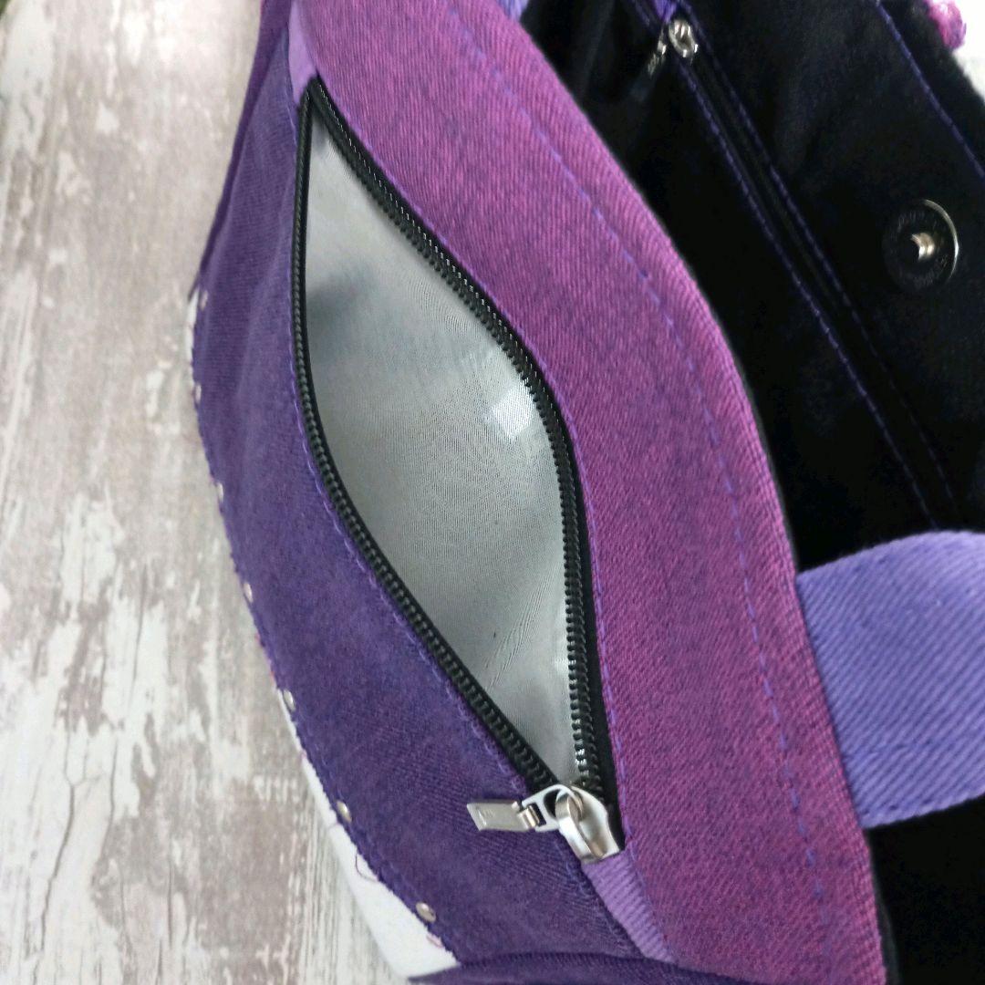 リメイクデニム★フリンジトートバッグ