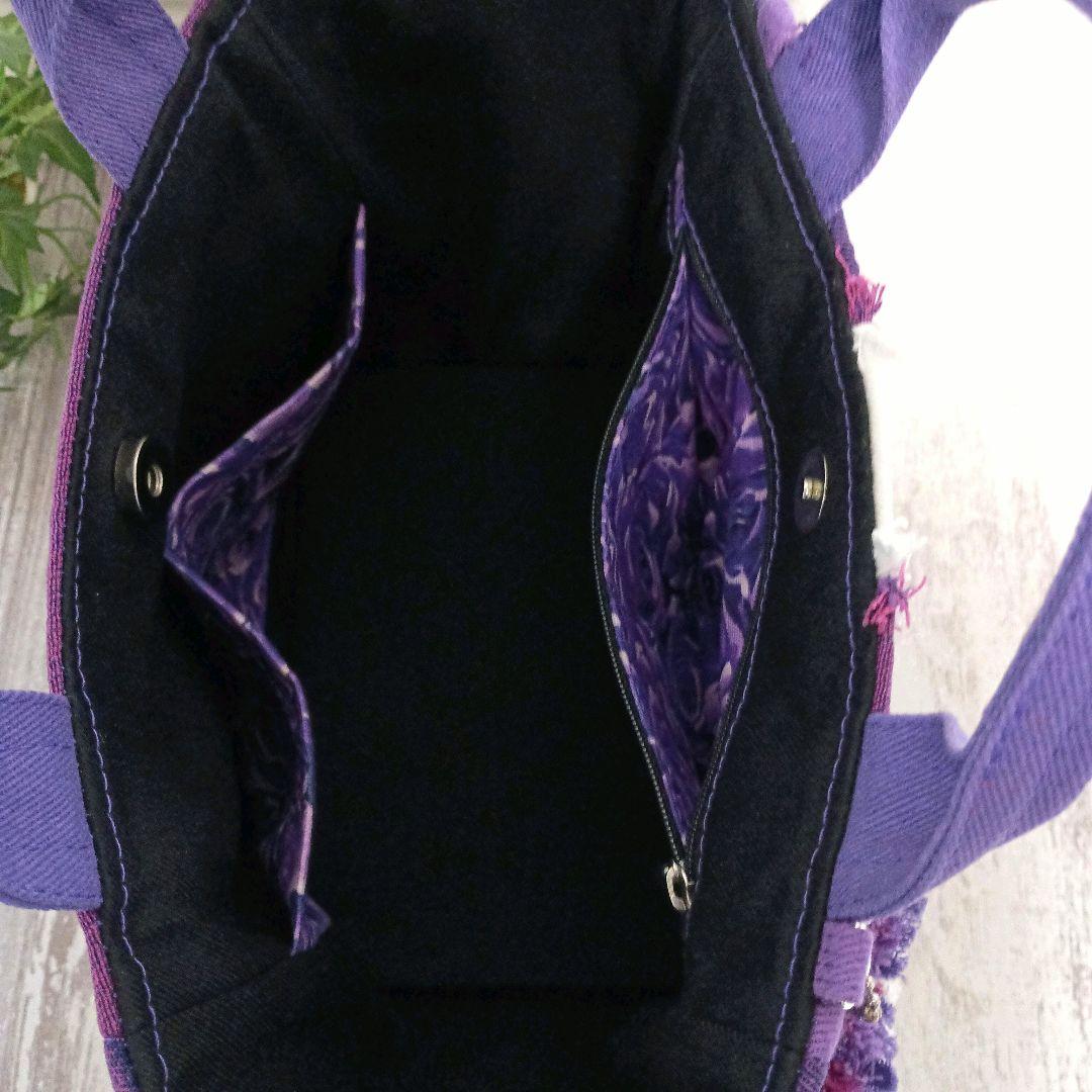 リメイクデニム★フリンジトートバッグ