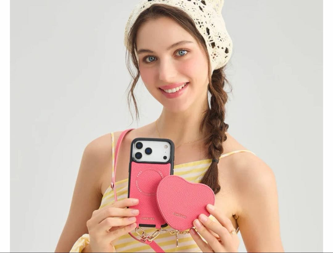 custypg iPhoneケース　スマホショルダー