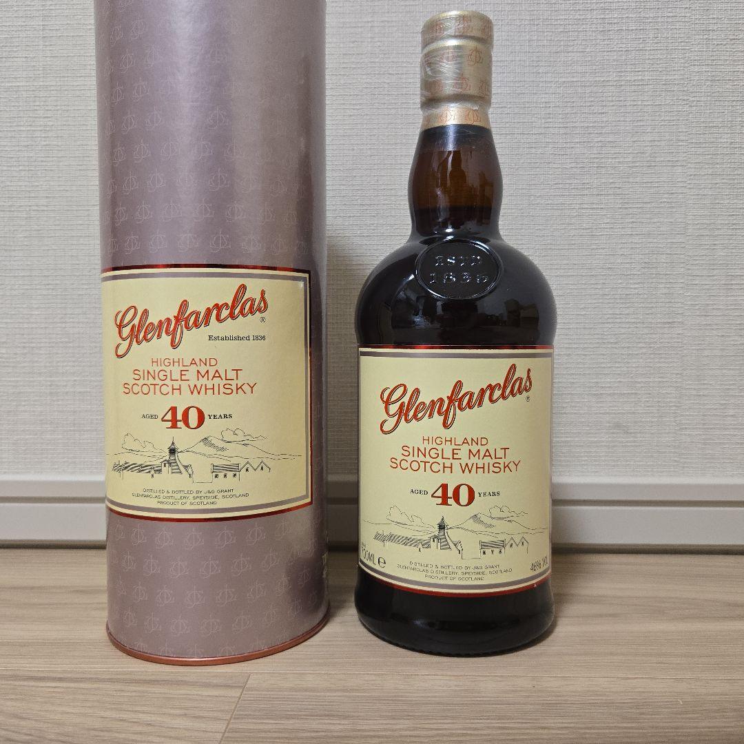 グレンファークラス　 40年　ウイスキー 旧ボトル