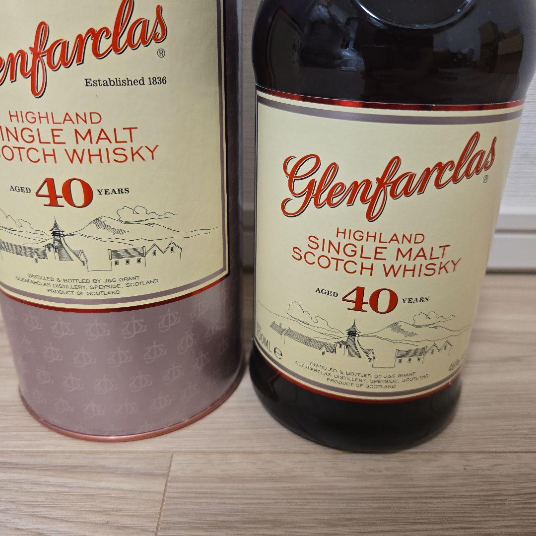 グレンファークラス　 40年　ウイスキー 旧ボトル