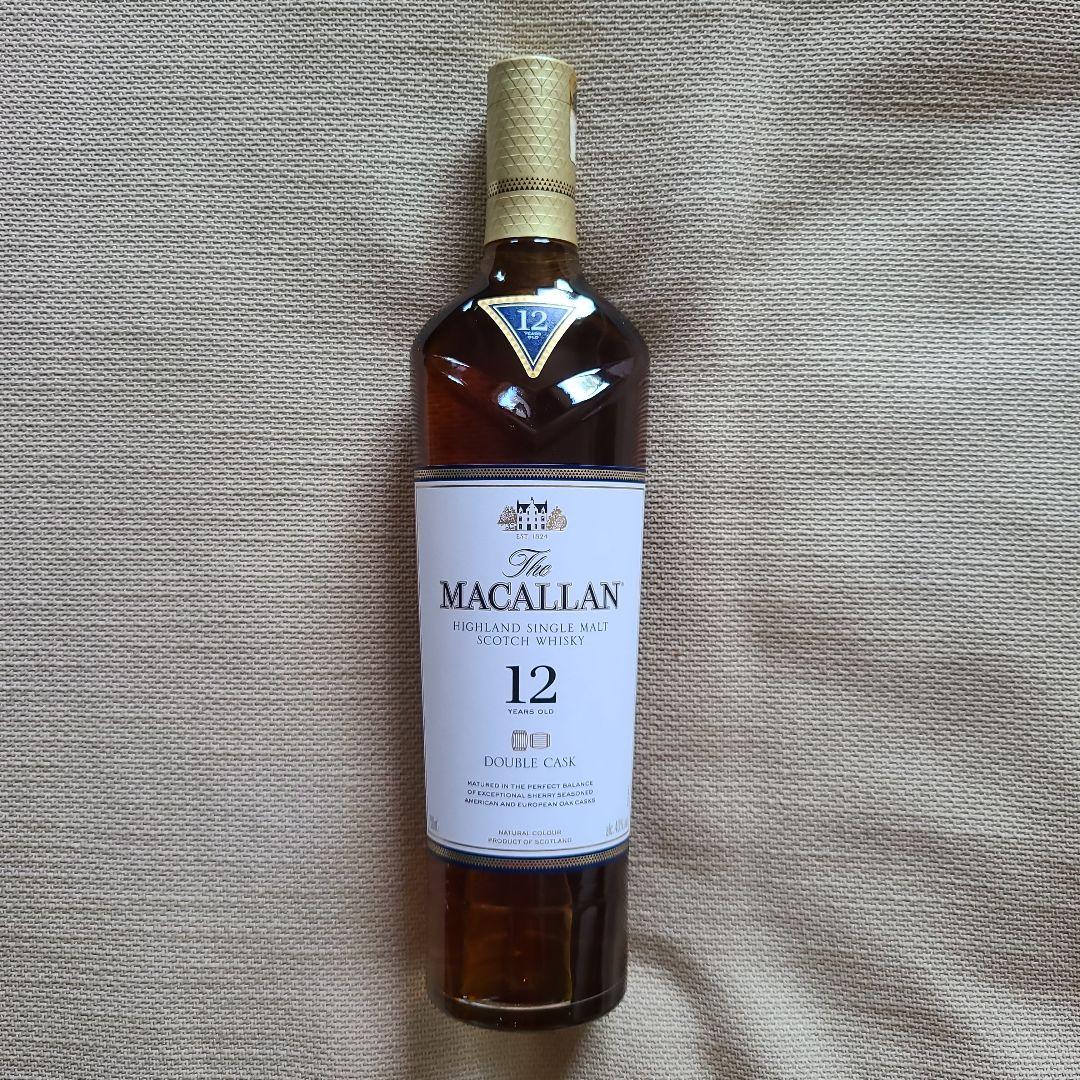 未開封The Macallan 12年 ダブルカスク 700ml