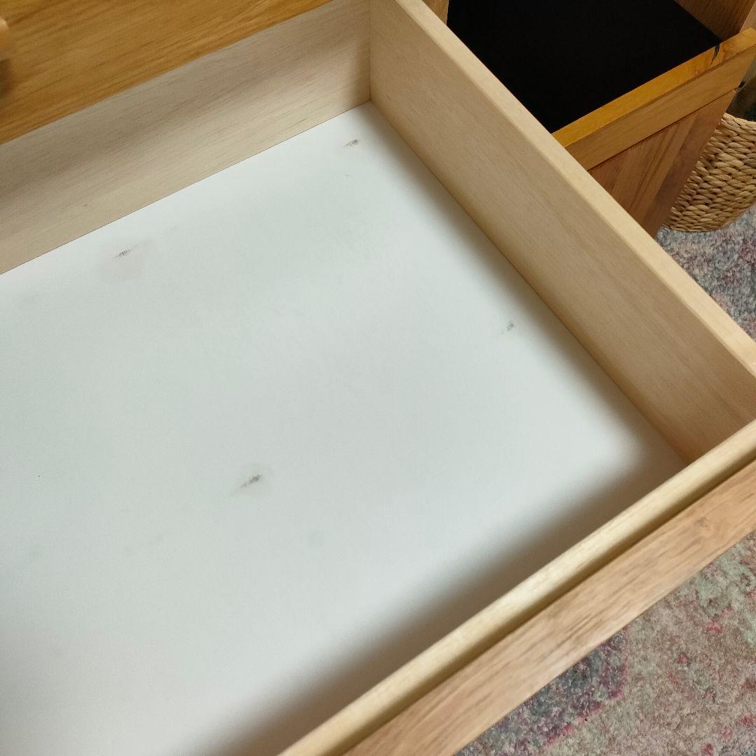 【Yui】大川家具 東馬 ステンレス天板付き キッチンカウンターOCTA