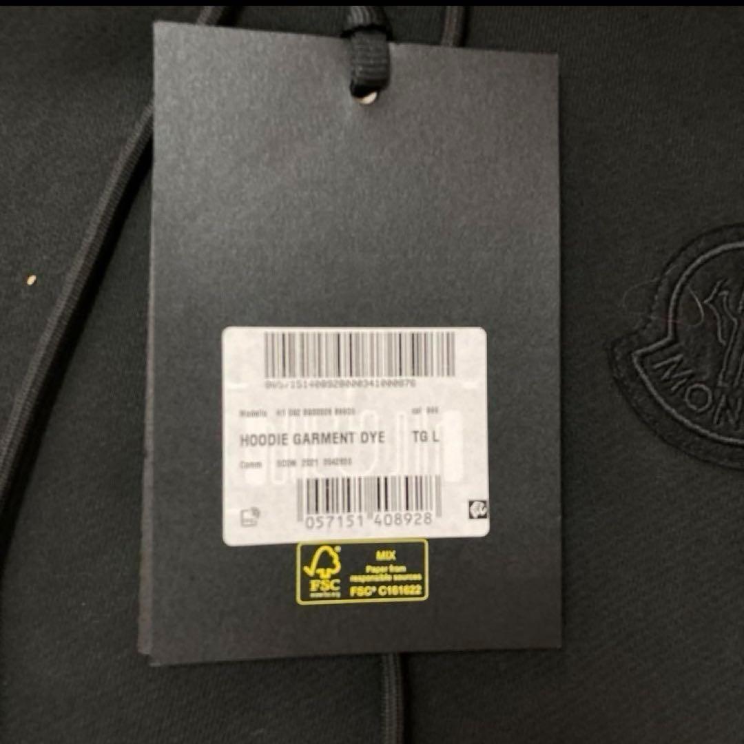 新品　モンクレール　パーカー　メンズ　L e16 m12 L