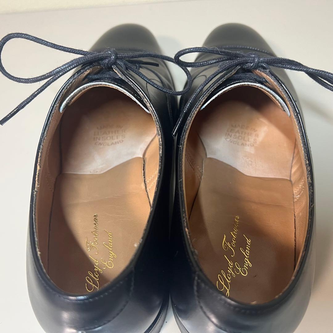 【美品】ロイドフットウェア チーニー製 ストレートチップ ブラック UK6.5