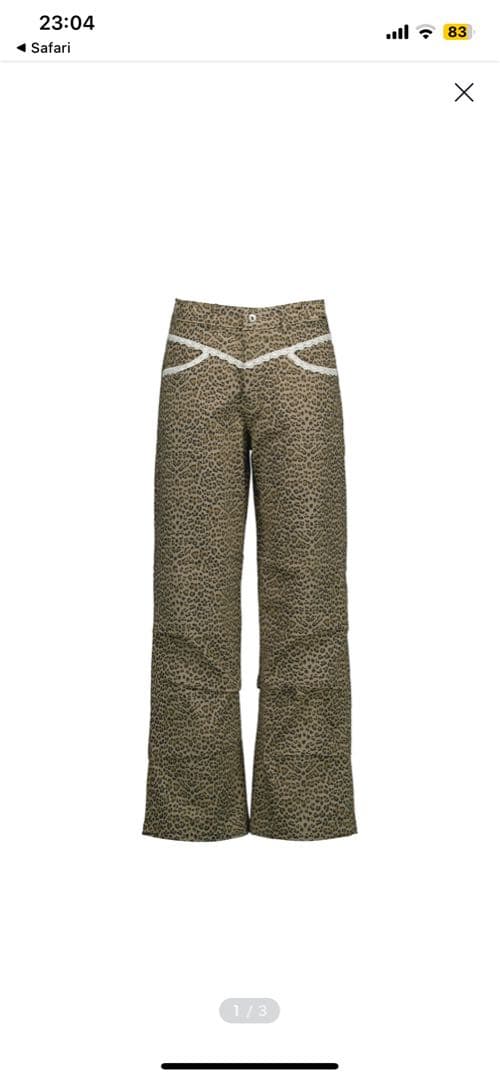 Musinsa setupexe レオパード　レースパンツ　ヒョウ柄