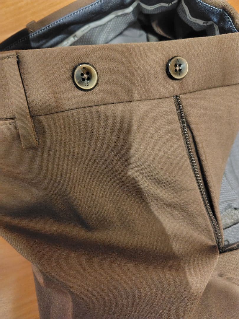 PTTORINO EVO FIT ストレッチ ブラウン スラックス 48