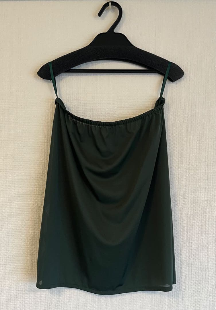 新品タグ付き　ダイアグラム　diagram キャミワンピース　グリーン36サイズ
