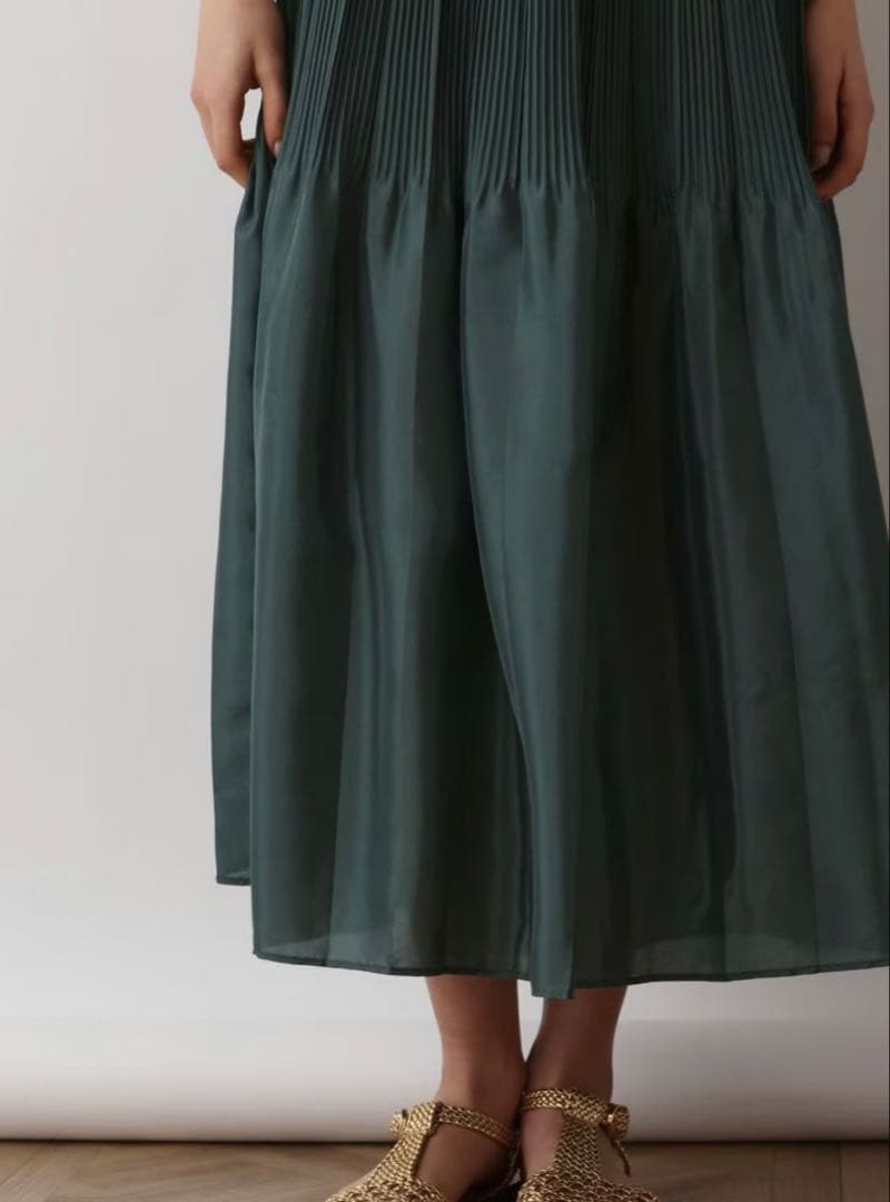 新品タグ付き　ダイアグラム　diagram キャミワンピース　グリーン36サイズ