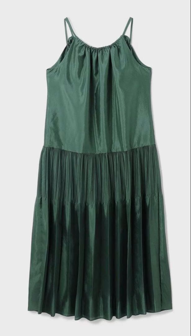 新品タグ付き　ダイアグラム　diagram キャミワンピース　グリーン36サイズ