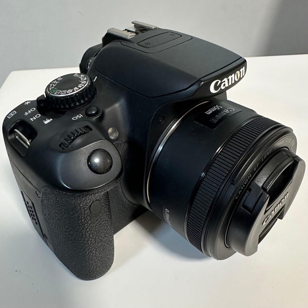 Canon EOSKiss X6i 一眼レフ + 50mm レンズ SDカード付