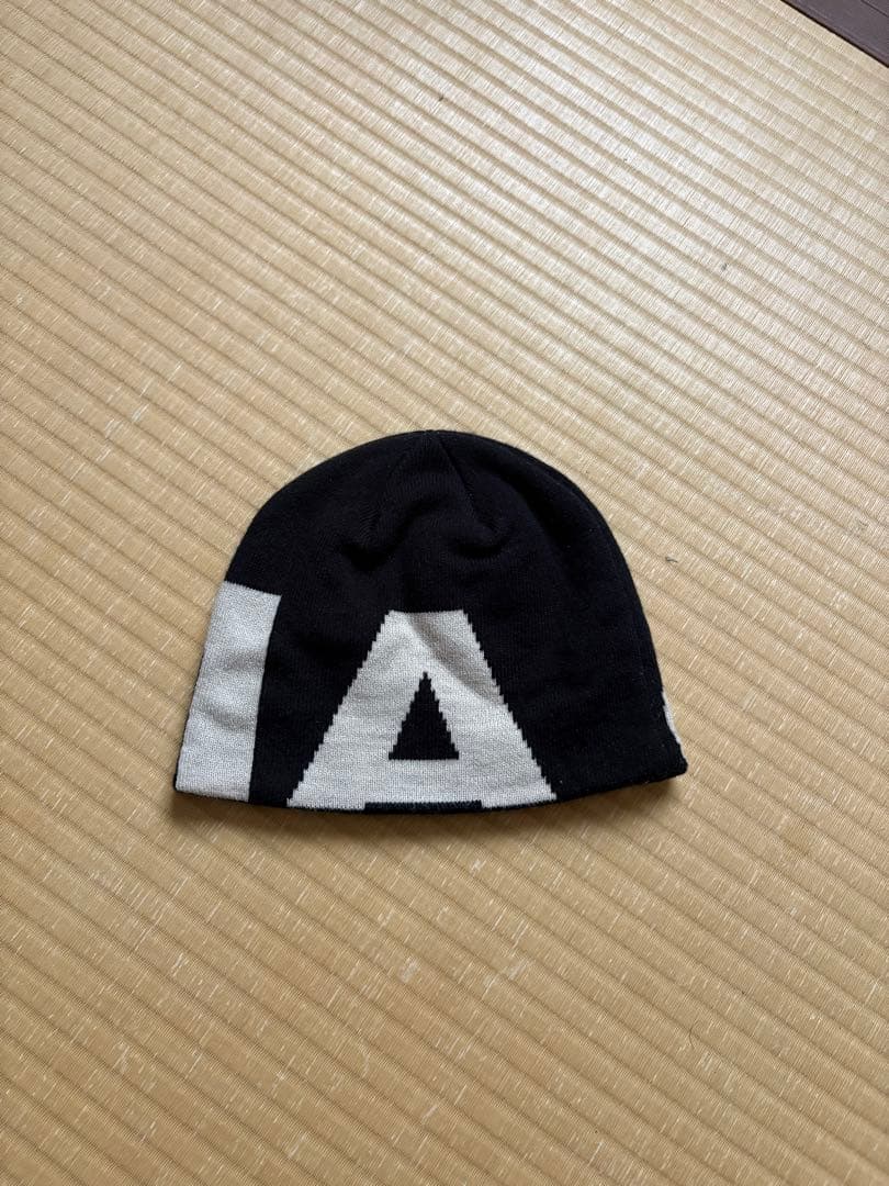 oma ニット帽 ビーニー ブラック LOGO (BLACK)