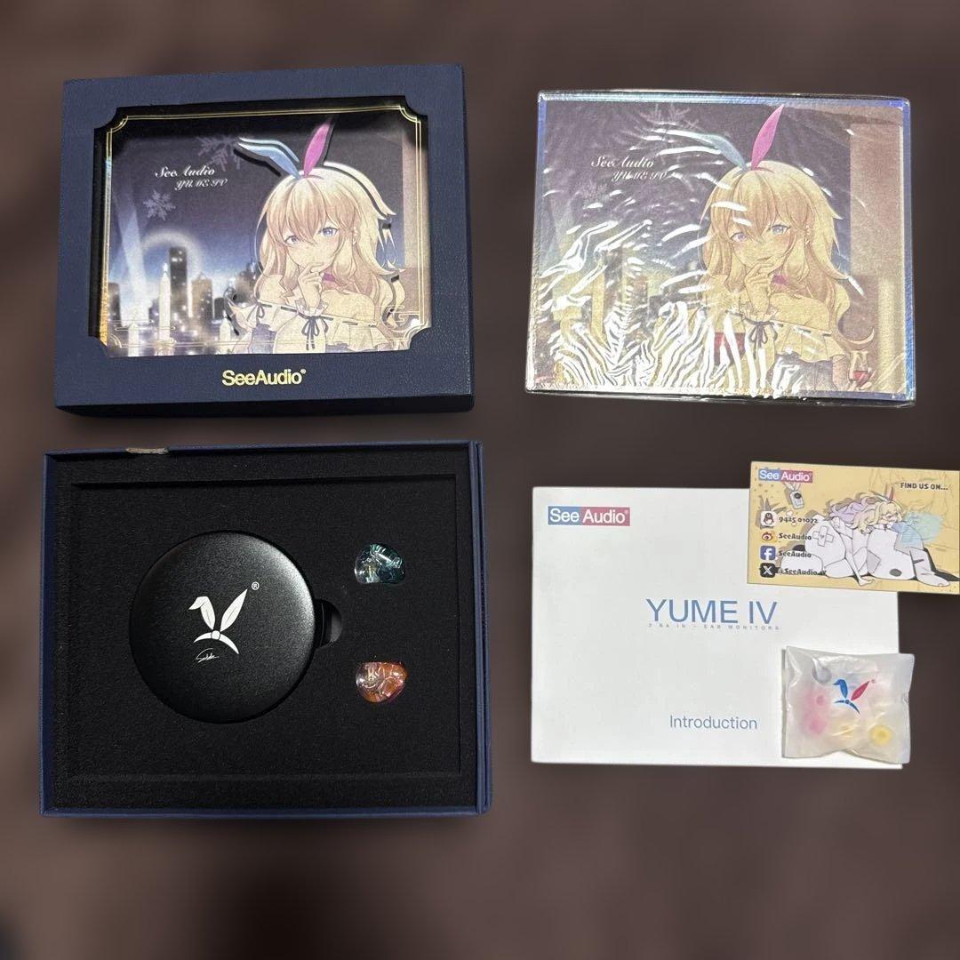 有線イヤホン SeeAudio Yume4 美品